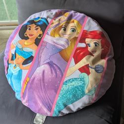 Disney Princess Plush Pillow (Jasmine, Rapunzel, Ariel)