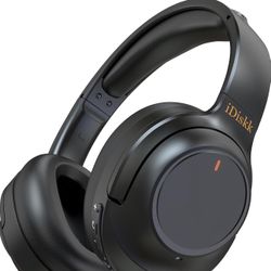 E11 Hybrid Active Noise Cancelling Bluetooth Headphones,Over Ear Wireless Headphones Noise Cancelling with Deep Bass,60H Playtime,Hi-Res Audio Wireles