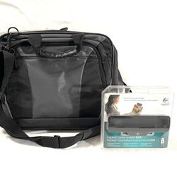 New Laptop, Soft Carrying Case And Brand New Laptop Speaker. Logitech.