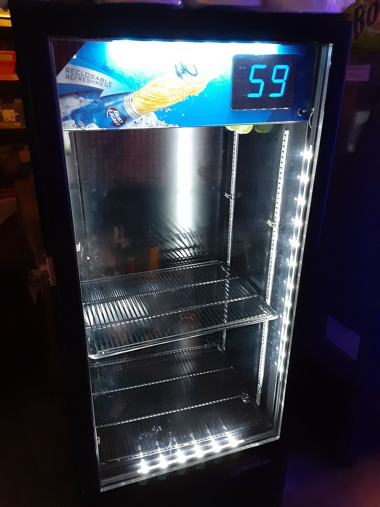 Bud Light fridge