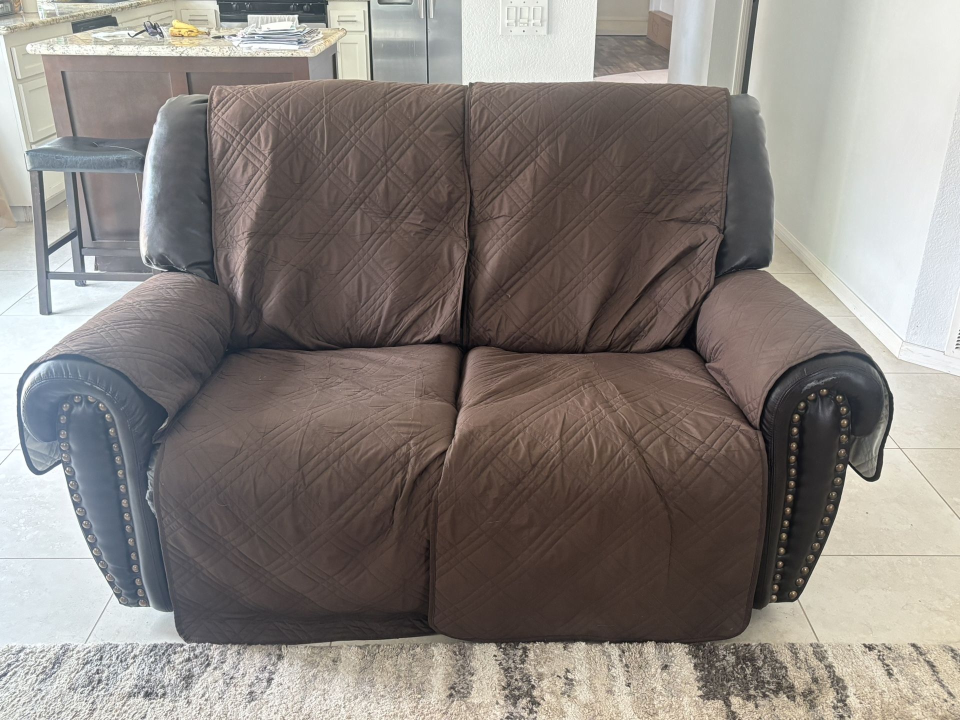 Reclining Love Seat Cover