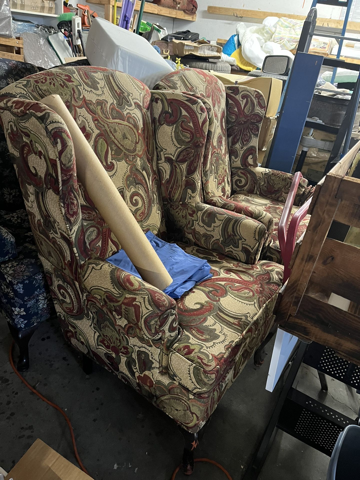 2 Wingback Chairs
