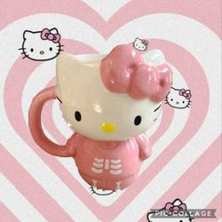 Hello Kitty Skeleton Mug