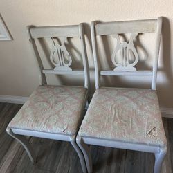 Harp Chairs Chalk Painted 