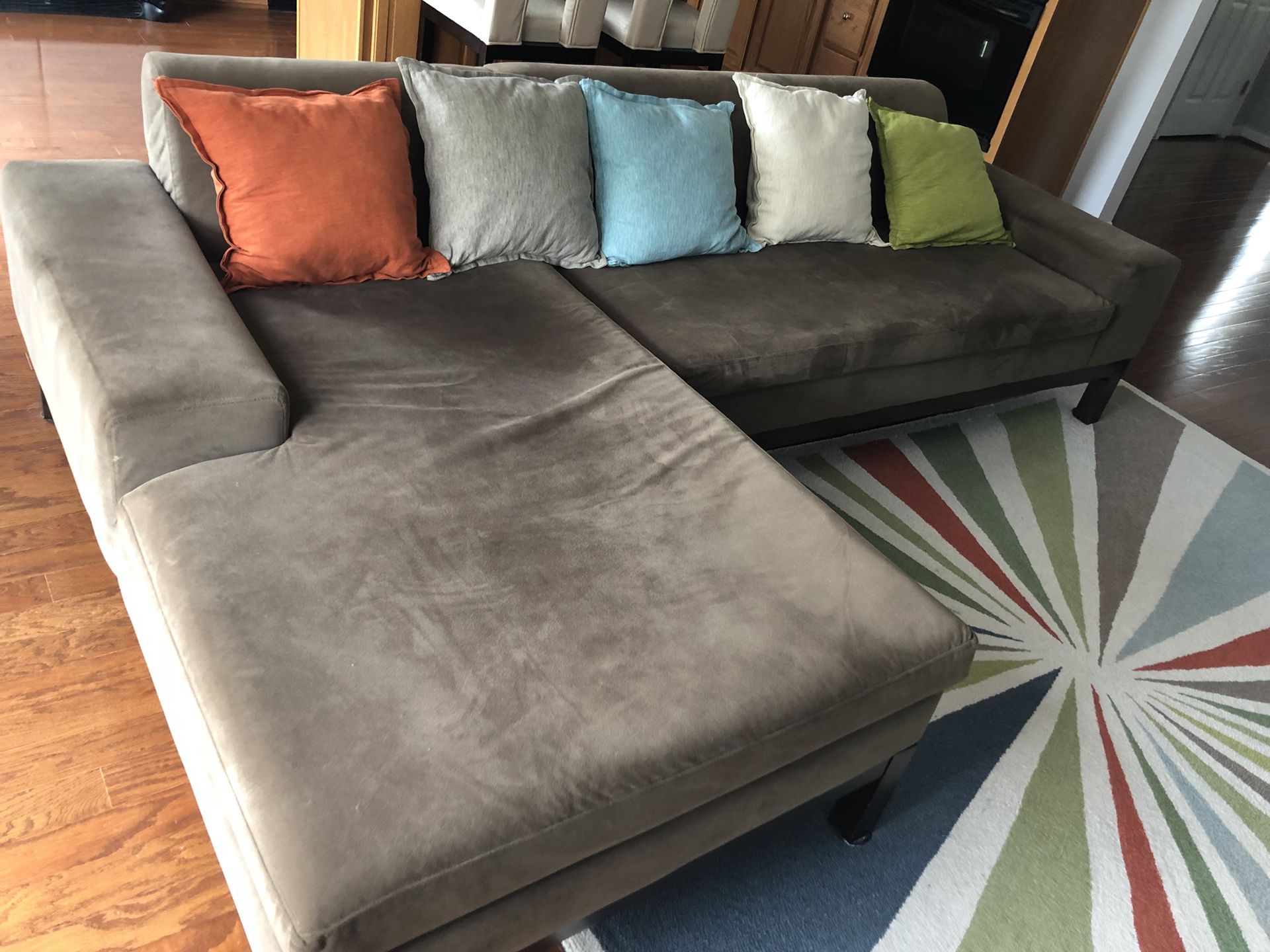 West elm sectional great condition