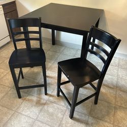 Black Dining Room Table