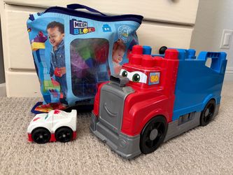 Mega Bloks Truck and Building Blocks