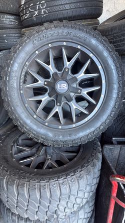 Hardrock Wheels with Atlas Paraller M/T Tires 33x12.50R20LT