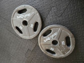 Spare 25lb Olympic Weight Plates