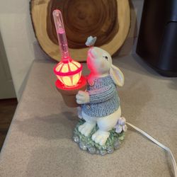 Unique Rabbit Bubble Light Figurine