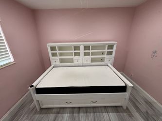 Day bed with storage (mattress not included)