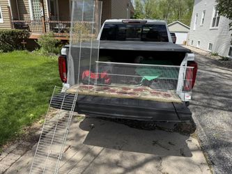 Rubbermaid Wire Shelves, 2-48 by 16, one is different 48 by 12, $10 each