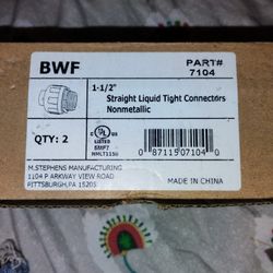 Straight Liquid Tight Connectors