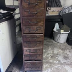 Antique File Cabinet