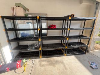 Stackable shelves for 25gal totes
