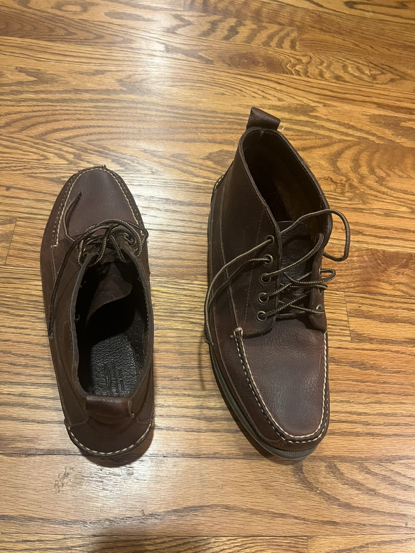 G.H. Bass & Co. Brown Leather Chukka Boots