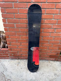 GNU Snowboard 153cm Black Red