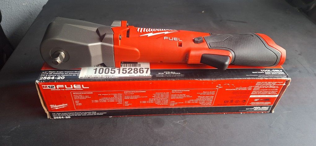 MILWAUKEE M12 3/8 RIGHT ANGLE IMPACT WRENCH