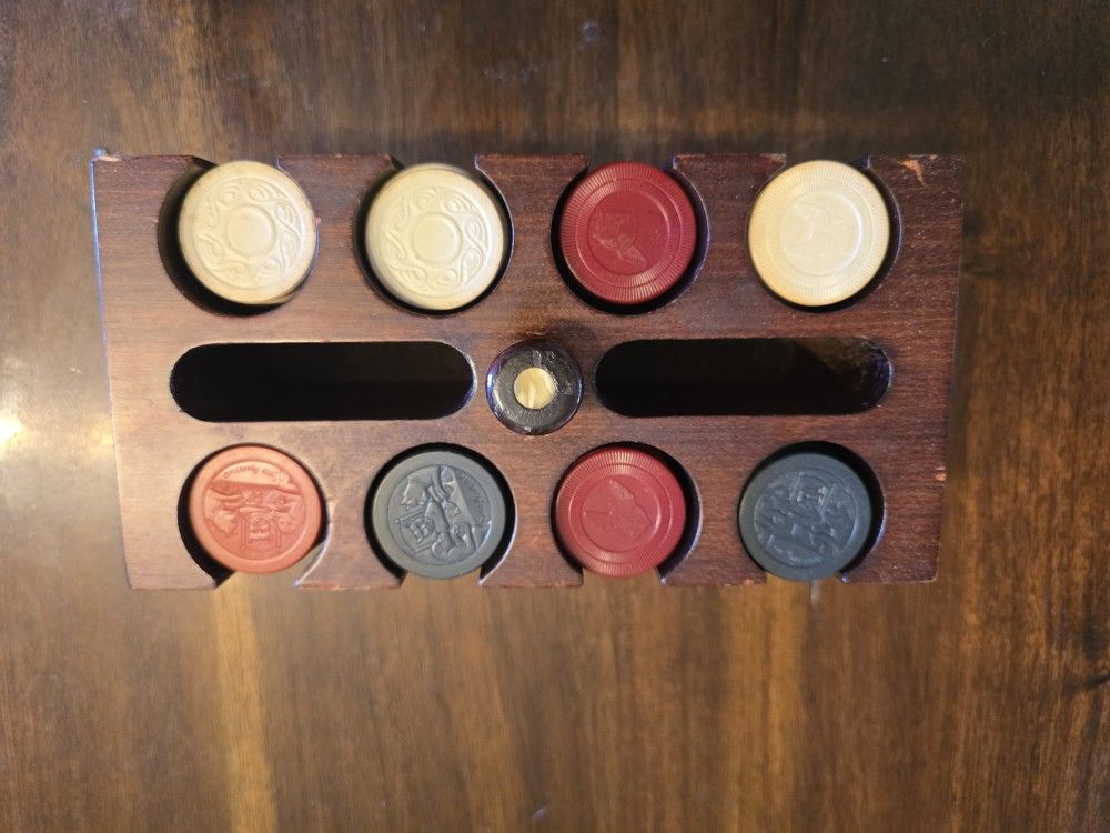 Vintage Clay Poker Chips