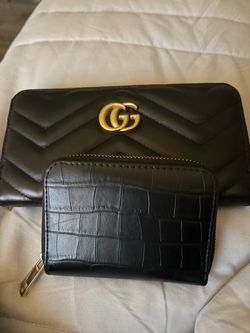 Black Zip Around wallet