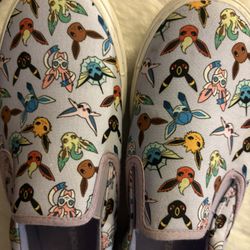 New Eevee Eeveelution Lavender Pokémon Canvas Sneakers Women’s 6.5 