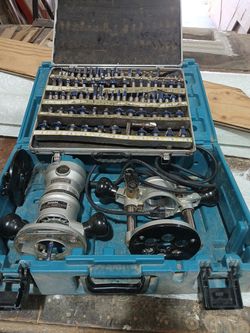 Makita router and router bits