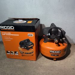 RIDGID AIR COMPRESSOR 6 GALLON 150PSI MAX