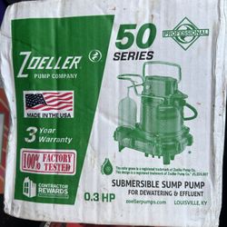 Zoeller sump pump