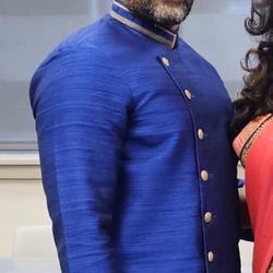 Silk Blend Kurta Dhoti Set Tunic