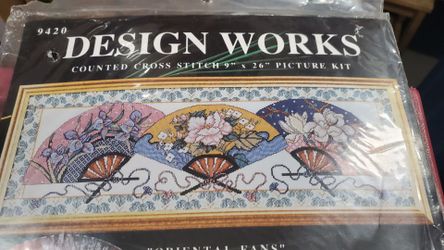 Designs works fans cross stitch kit large
