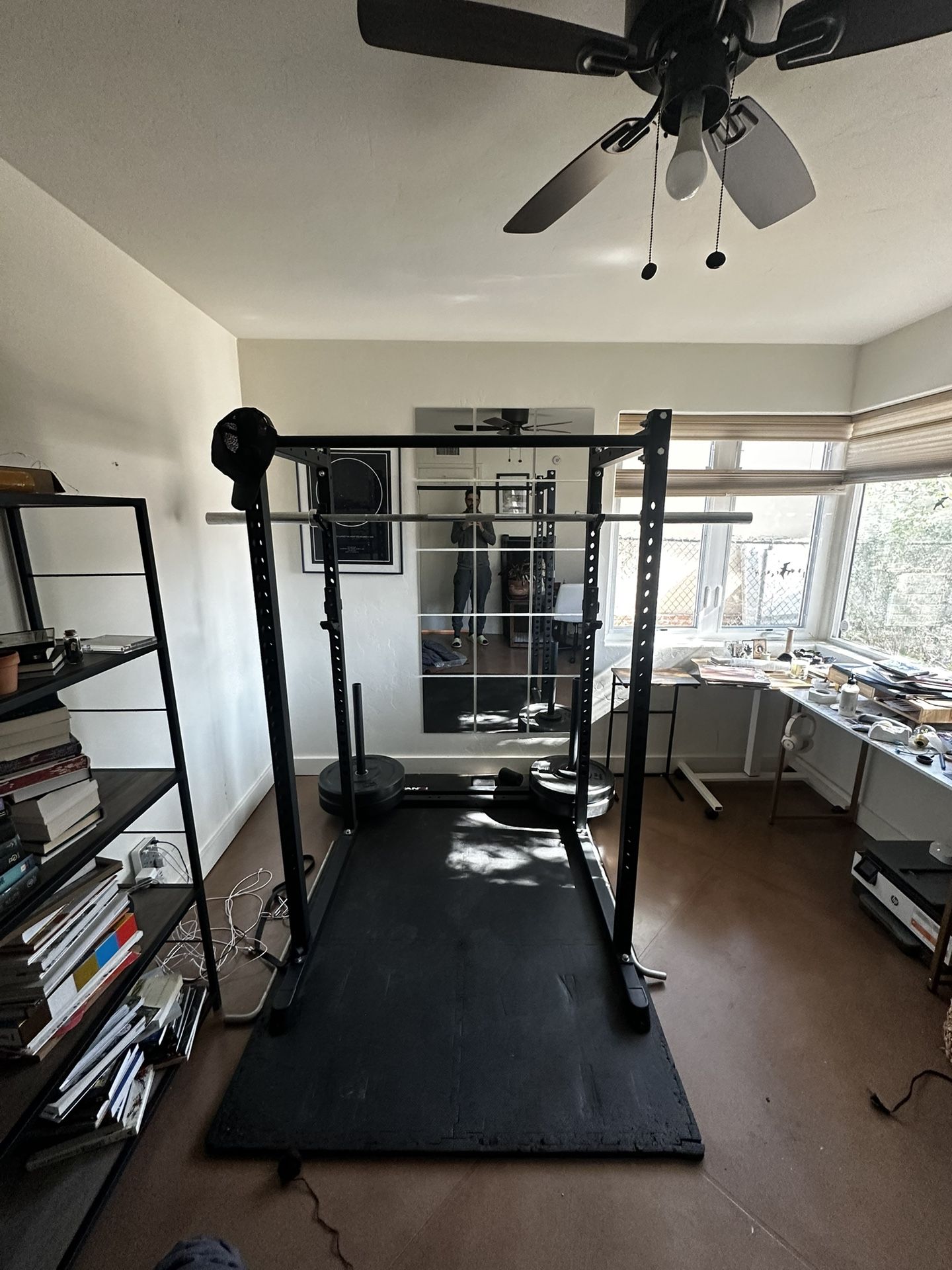 Titan Squat Rack And Weights/barbell