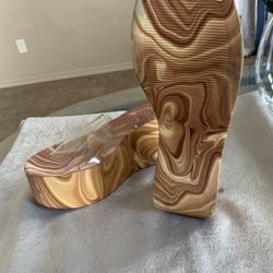 Marble High top Wedges 