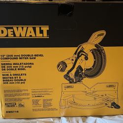 Dewalt 15 Amp Corded 12 in. Compound Double Bevel Miter Saw