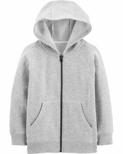 Zip Up Fleece Lined Hoodie
