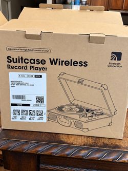 Suitcase Wireless Record Player