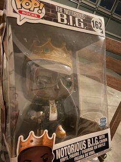 Funko Pop Rocks Notorious B.I.G. with Crown #162