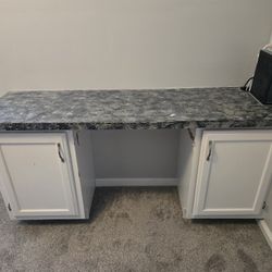 Cabinet with countertop