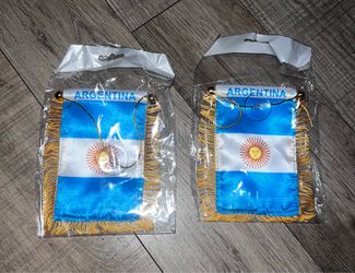 Argentina mini car banners $2.00 each