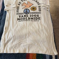 Vans T-shirt Free as the Checker Bird XL