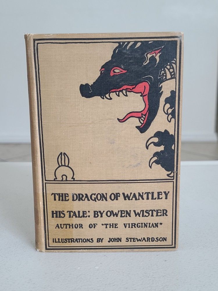The Dragon Of Wantley His Tale By Owen Wister 5th ed. Vintage Antique Book 1903