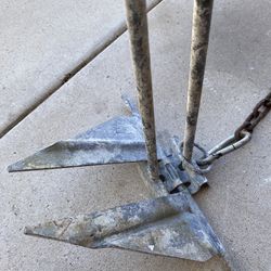 Boat anchor all metal