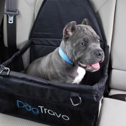 Brand New DogTravo Dog Car Seat – Dog Booster Seat for Car Travel (Small to Medium Dogs)