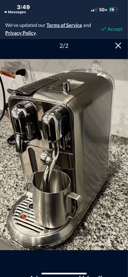 Breville Nespresso creatista plus