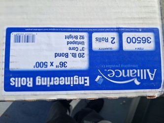 Alliance Engineering Rolls 36" x 500' – 2 Pack