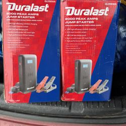 DURALAST 2000 PEAK AMPS JUMP STARTER 