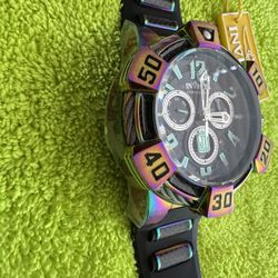 invicta Jason Taylor Men's Carbon Swiss Quartz Watch Model 40449