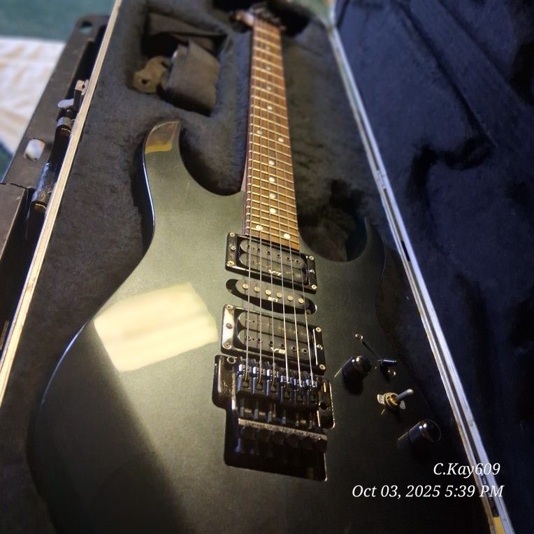 IBANEZ 98' RG570 With V-Series pickups (Iron Pewter)