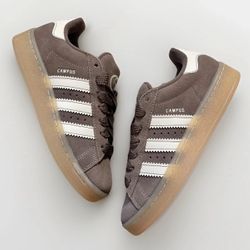 Adidas Women's Campus 00s Earth Strata/ Wonder White JQ8320 Size 6 