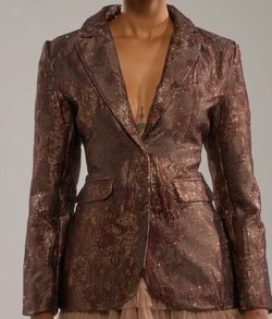 AKIRA RHINESTONE BLAZER