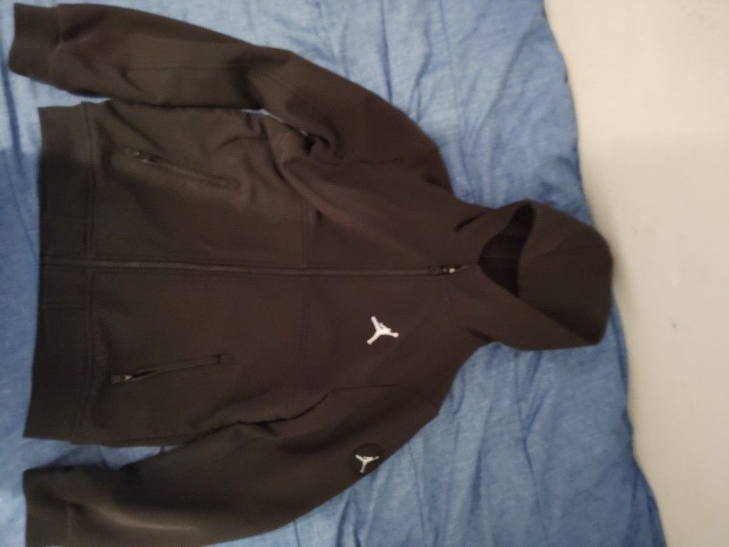 jordan boys' soft shell hooded jacket